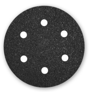 Giấy nhám Menzer Silicon Carbide Ø 150 mm - 6 lỗ - Loại 3
