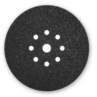 Giấy nhám Menzer Silicon Carbide đường kính 225 mm 9 lỗ