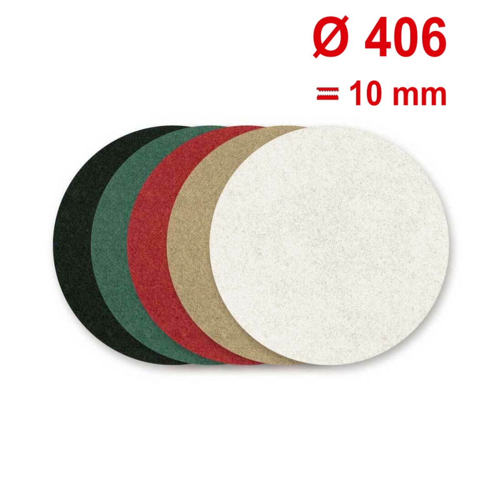 Miếng nệm đánh bóng và mài sàn cổ điển MENZER đường kính 406mm x độ dày 10mm
