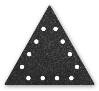 Giấy nhám Menzer Silicium carbide 290x250mm 12 lỗ Loại 14