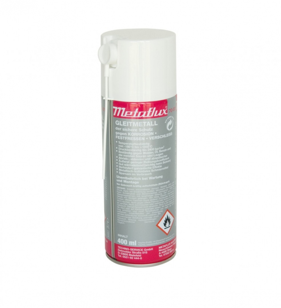 Metaflux 70-81 Bình xịt kim loại bôi trơn chịu nhiệt lên đến 1350°C chai 400 ml