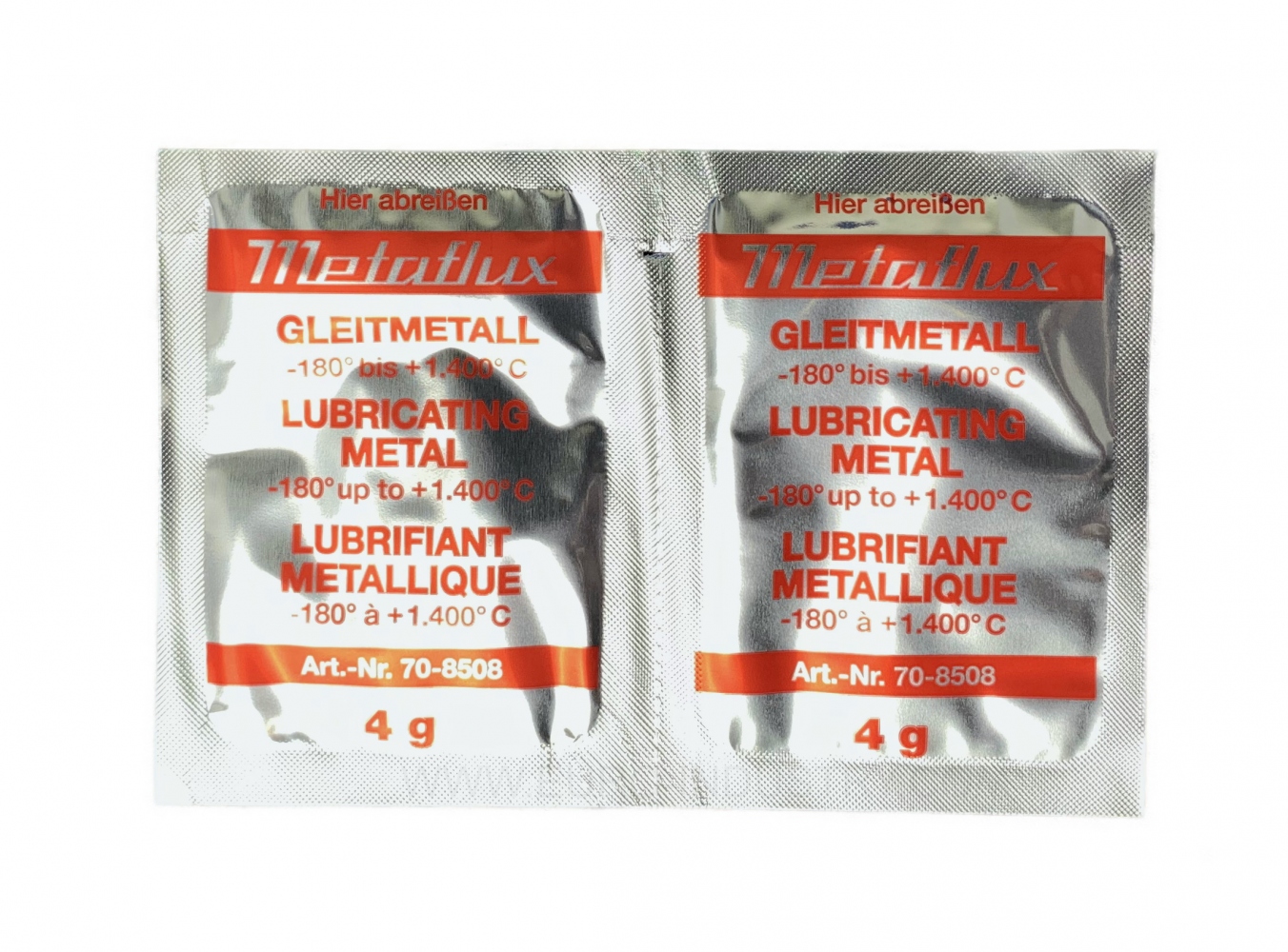Mỡ bôi trơn kim loại chịu nhiệt Metaflux 70-8508 lên đến 1400°C 2x4g