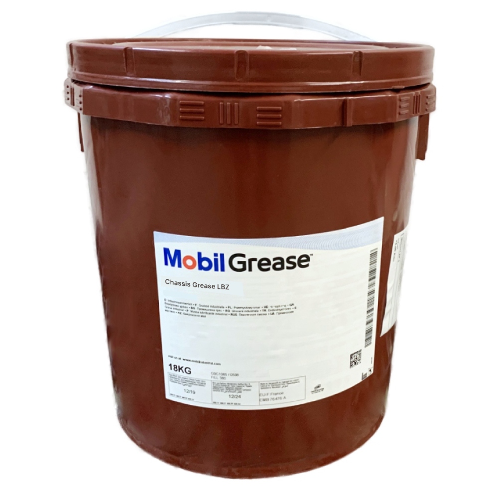 Mỡ bôi trơn khung gầm ô tô Mobil Chassis Grease LBZ xô 18kg
