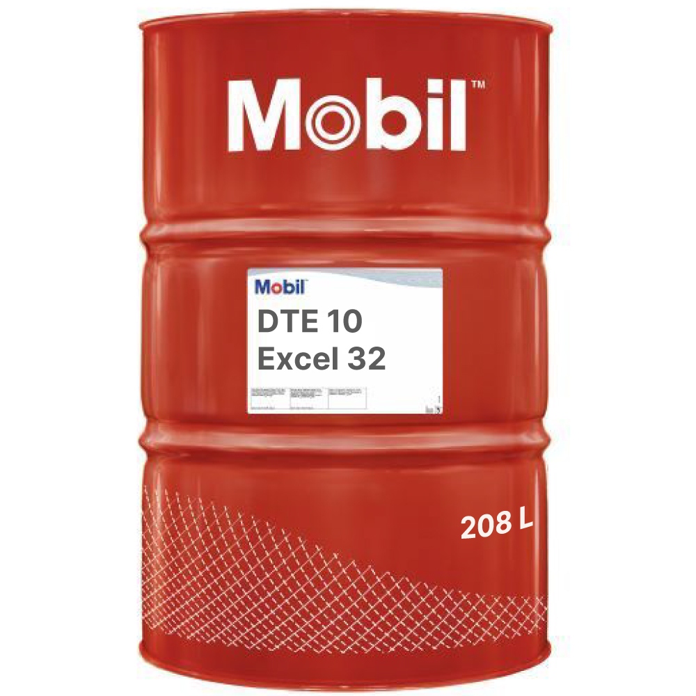 Dầu thủy lực chống mài mòn Mobil DTE 10 Excel 32 HVLP phuy 208L