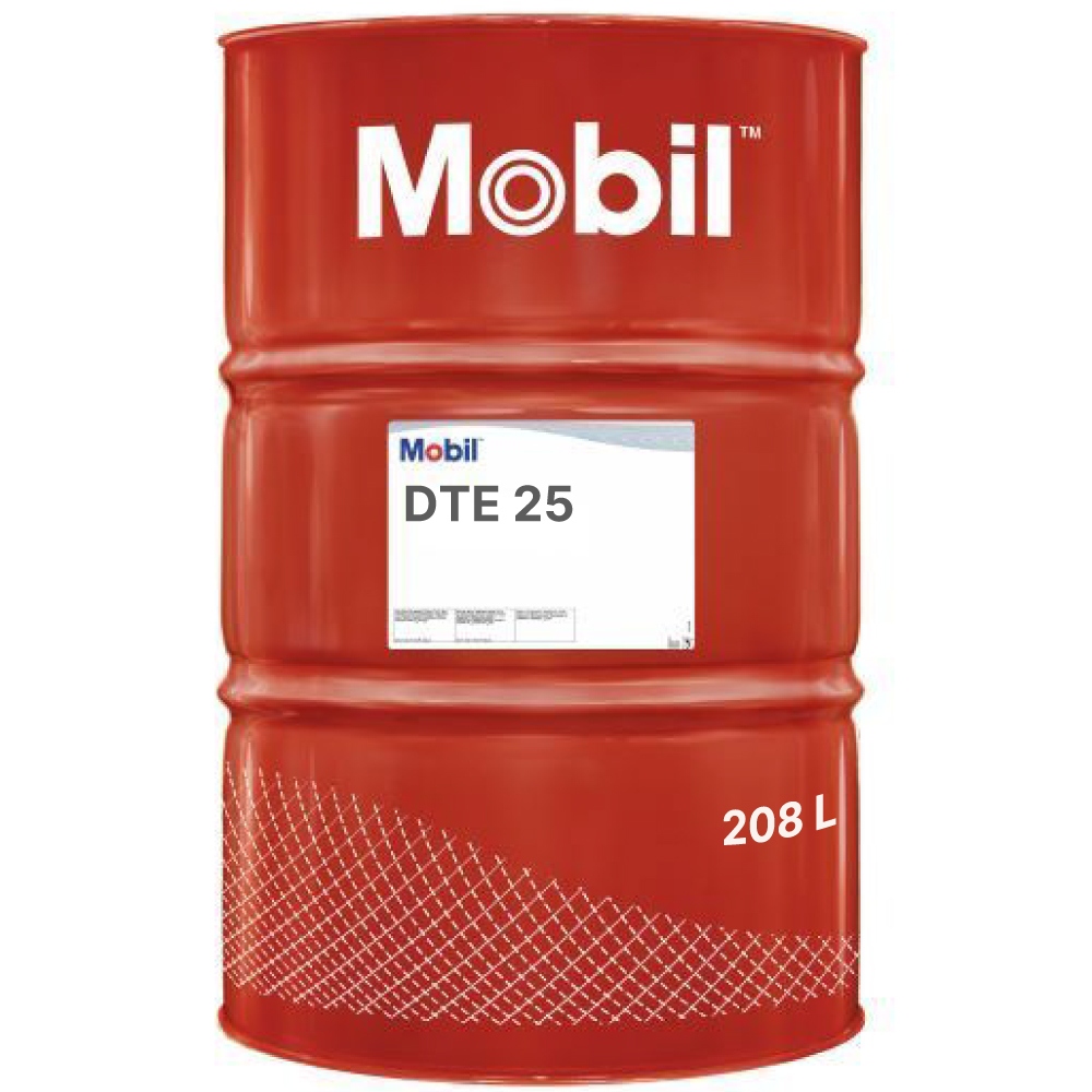 Dầu thủy lực hiệu suất cực cao Mobil DTE 25 Ultra, cấp độ nhớt ISO VG 46, phuy 208L
