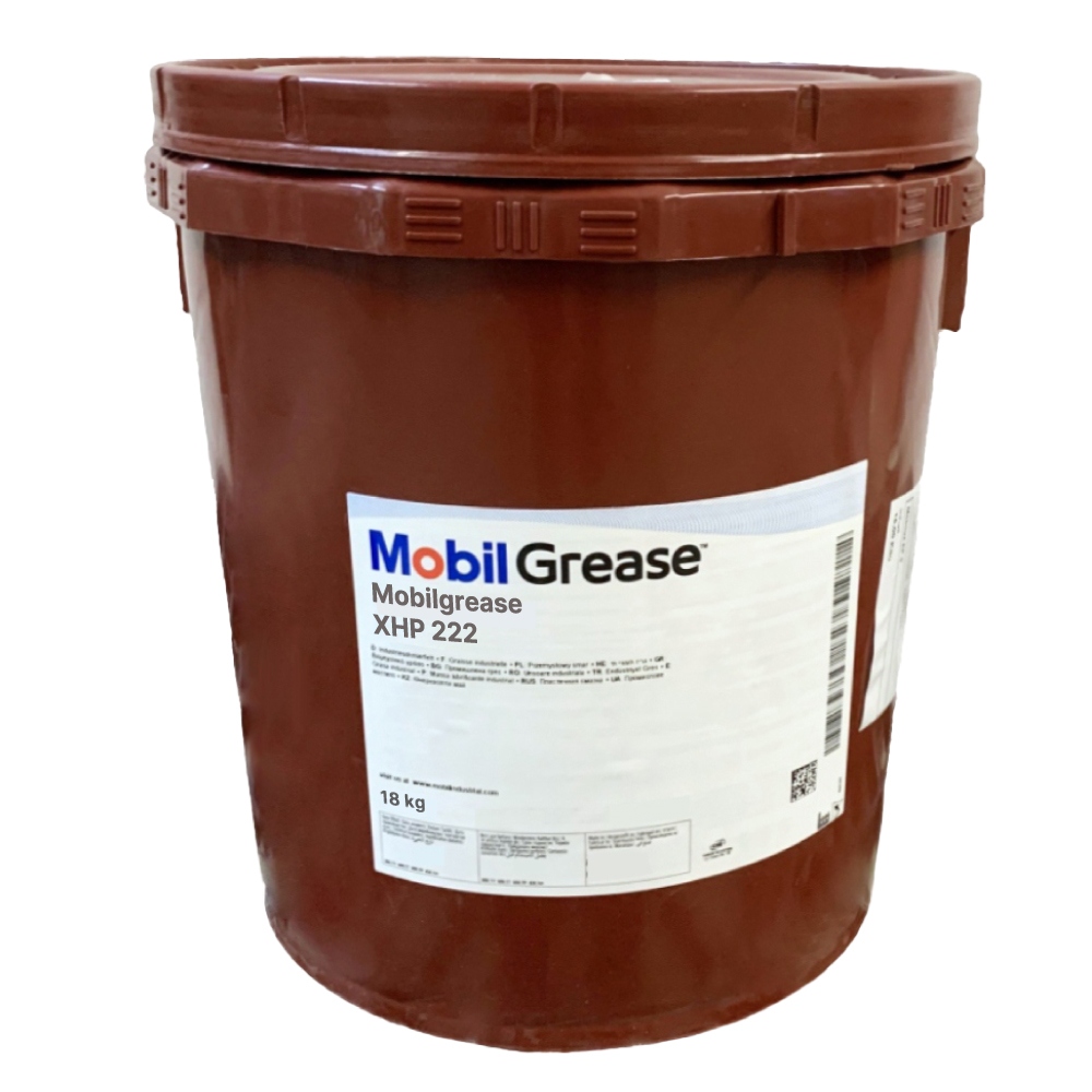 Mỡ bôi trơn gốc Lithium Mobil Mobilgrease XHP 222 cấp NLGI 2 xô 18kg