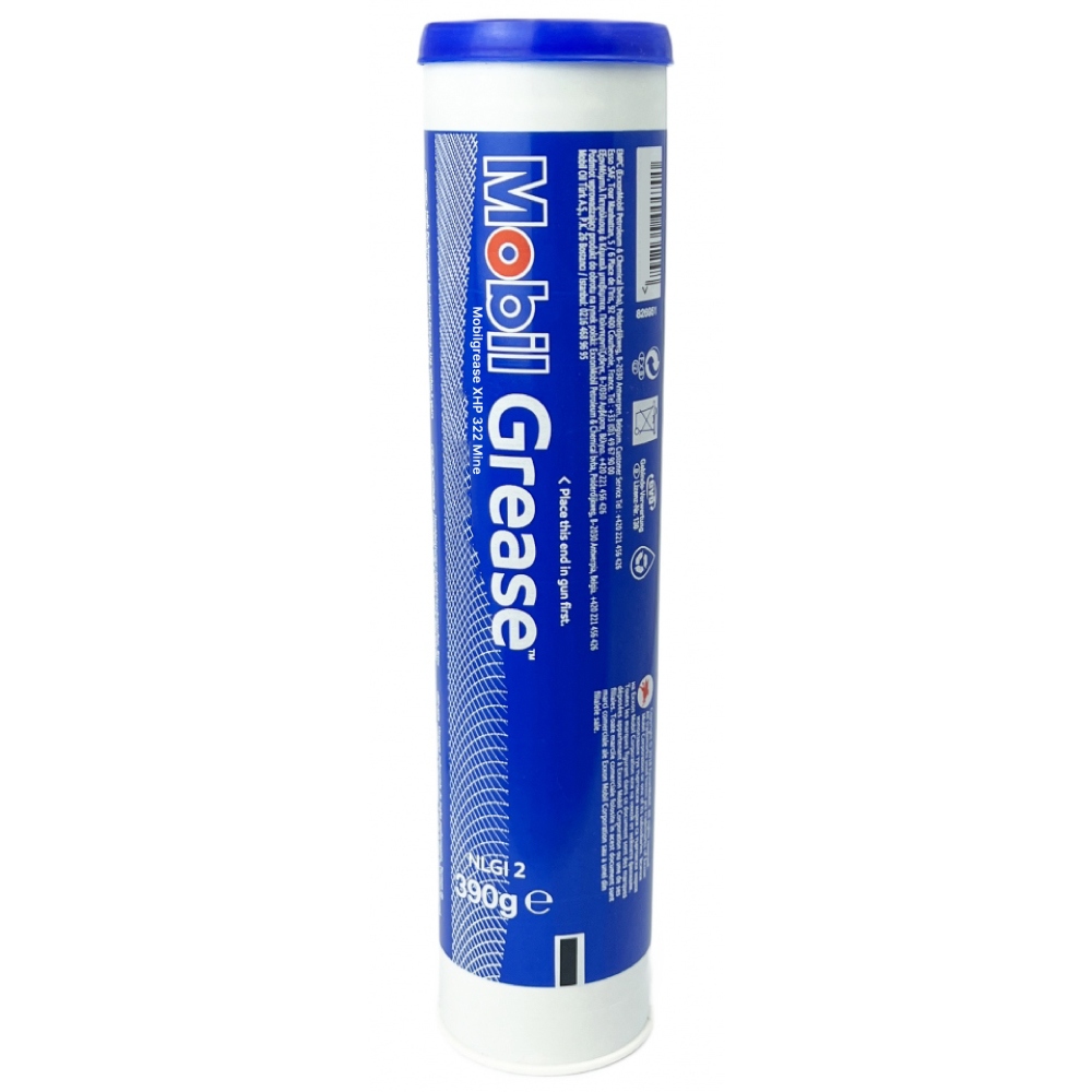 Mỡ bôi trơn phức hợp Lithium đặc biệt Mobil Mobilgrease XHP 322 MINE 390g