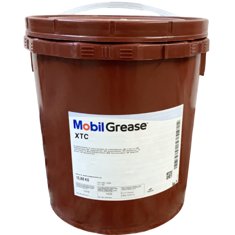 Mỡ bôi trơn hiệu suất cao Mobil Mobilgrease XTC thùng 15,80kg/35lbs
