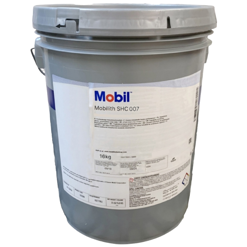 Mỡ bánh răng Mobil Mobilith SHC 007 EP NLGI 00 - Xô 16kg