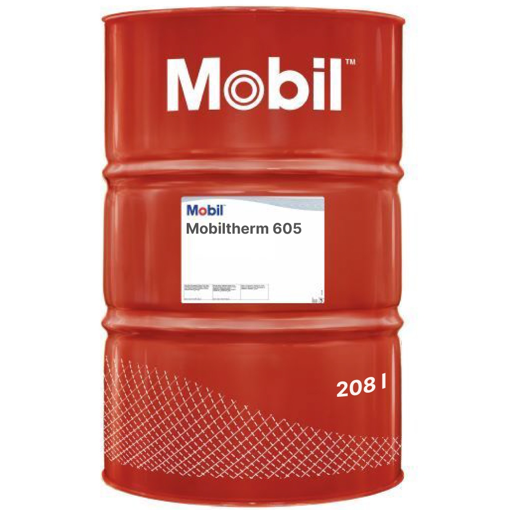Dầu truyền nhiệt Mobil Mobiltherm 605 chịu nhiệt lên đến 315º C - Thùng 208L