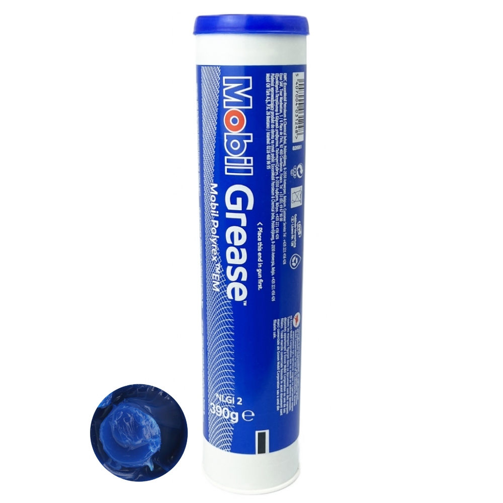 Mỡ bôi trơn vòng bi động cơ điện Mobil Polyrex EM dạng ống 390g