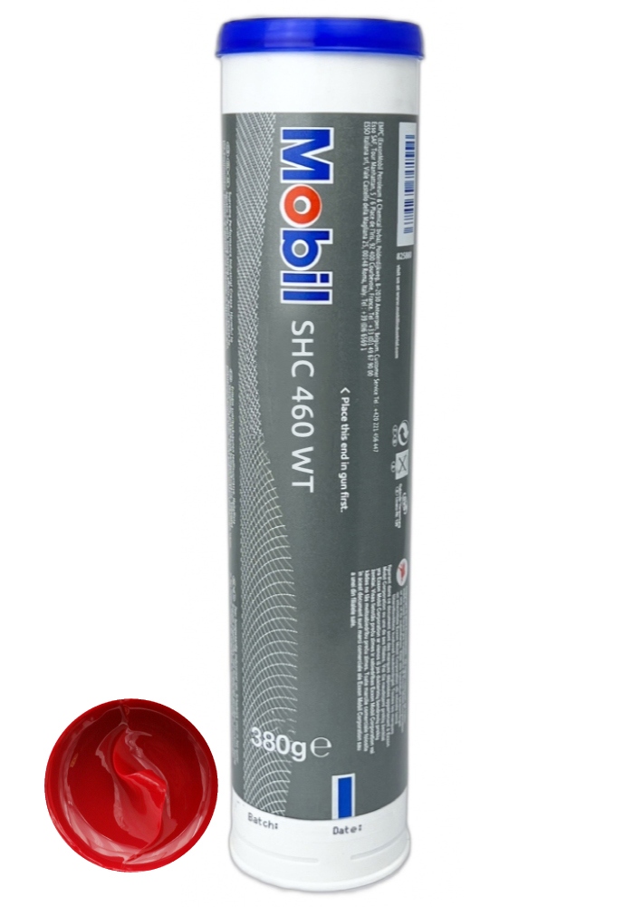 Mỡ bôi trơn tổng hợp Mobil SHC 460 WT dùng cho tuabin gió dạng tuýp 380g