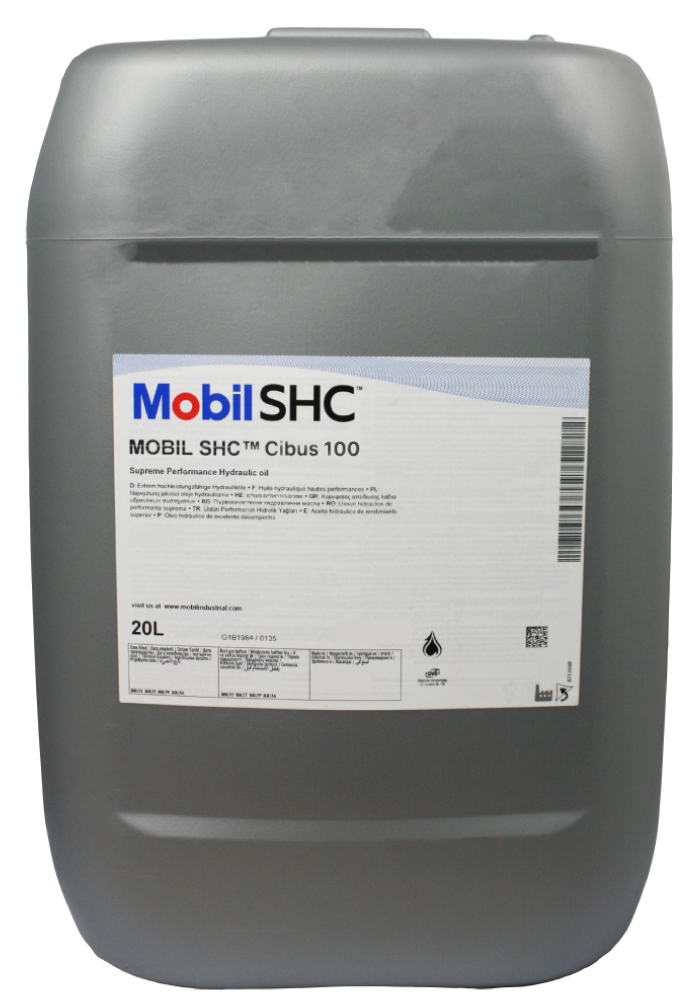 Dầu máy thực phẩm hiệu suất cao Mobil SHC Cibus 100, can 20L