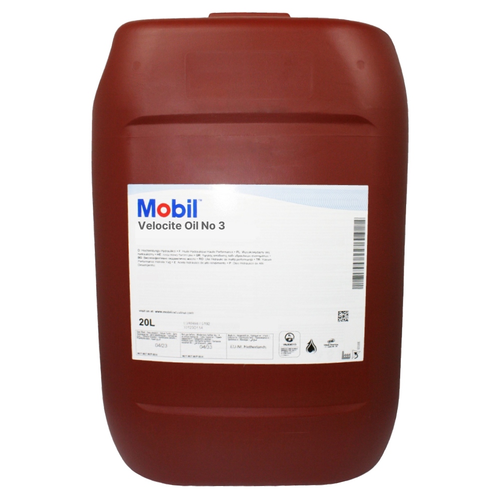 Dầu nhờn cao cấp Mobil Velocite Oil No 3 dành cho trục quay tốc độ cao VG 2 - 20L