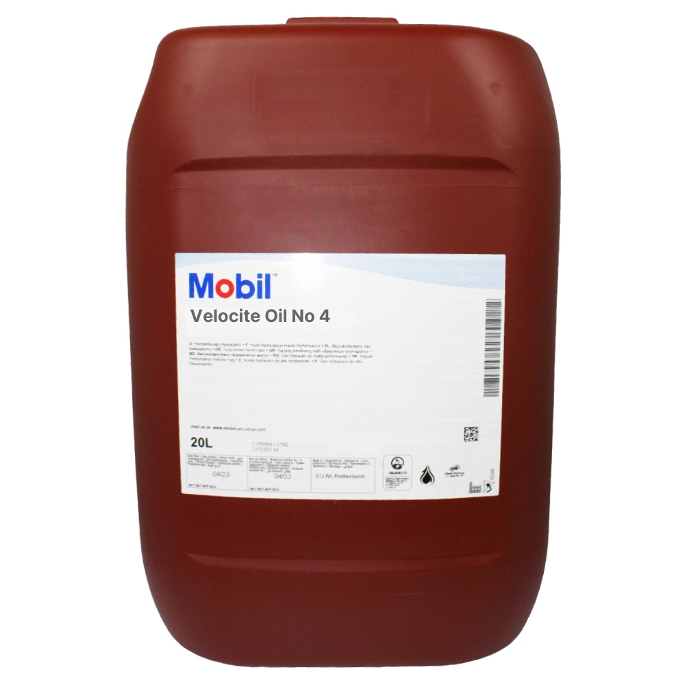 Dầu Mobil Velocite No 4 - Dầu cao cấp cho trục quay tốc độ cao VG 5, 20L