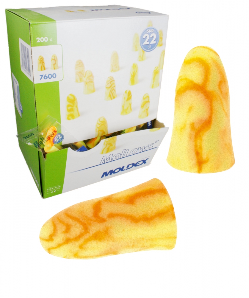 Nút tai chống ồn Moldex 7600 Mellows dùng một lần SNR 22dB (200 đôi)