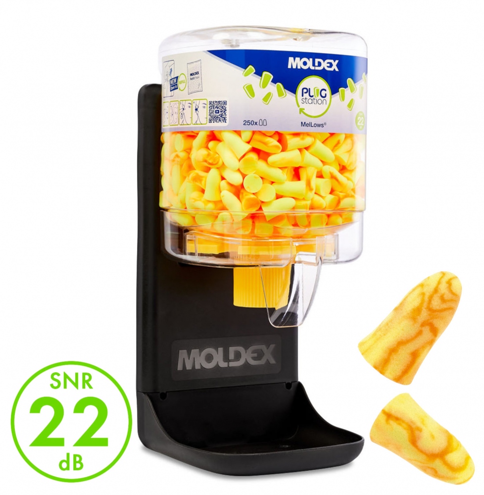 Hộp đựng nút bịt tai MOLDEX Station 7625 Mellows, 250 cặp, SNR 22 dB