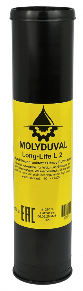 Mỡ bôi trơn vòng bi chịu tải nặng Molyduval Long-Life L 2 400g