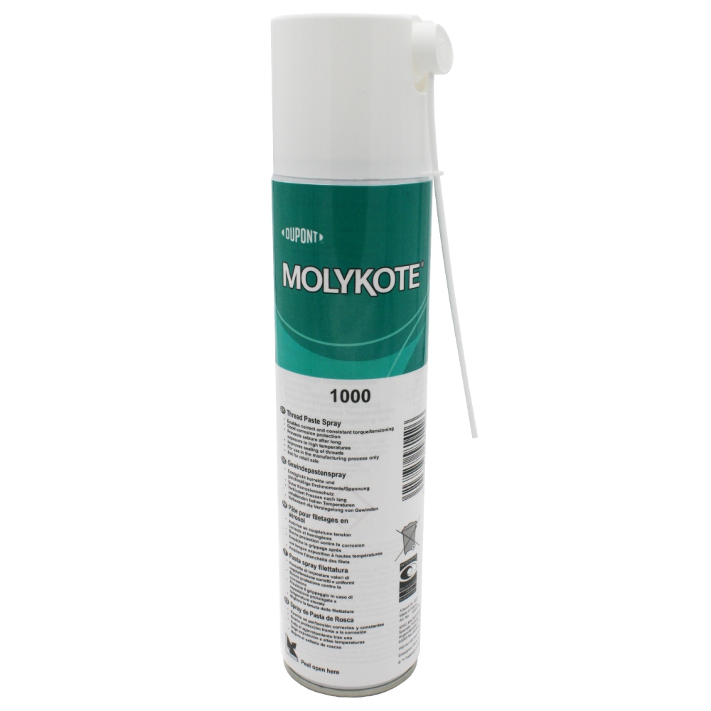 Bình xịt mỡ bôi trơn chống kẹt ốc vít Molykote 1000 dung tích 400ml