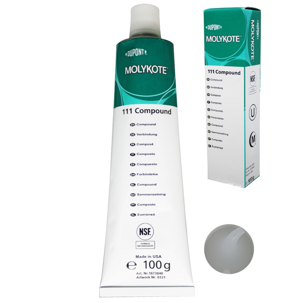 Mỡ bôi trơn Molykote 111 COMPOUND dùng cho van áp suất tuýp 100g