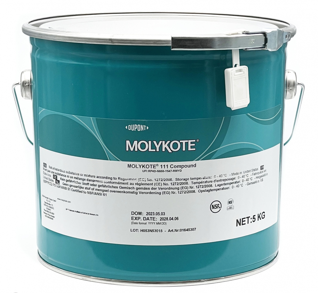 Mỡ bôi trơn Molykote 111 COMPOUND dùng cho van áp lực thùng 5kg