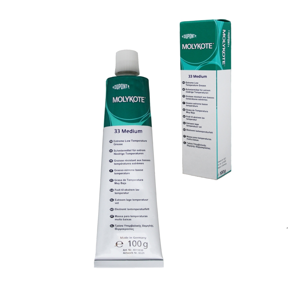 Mỡ bôi trơn vòng bi nhiệt độ thấp Molykote 33 Medium NLGI-2 tuýp 100g