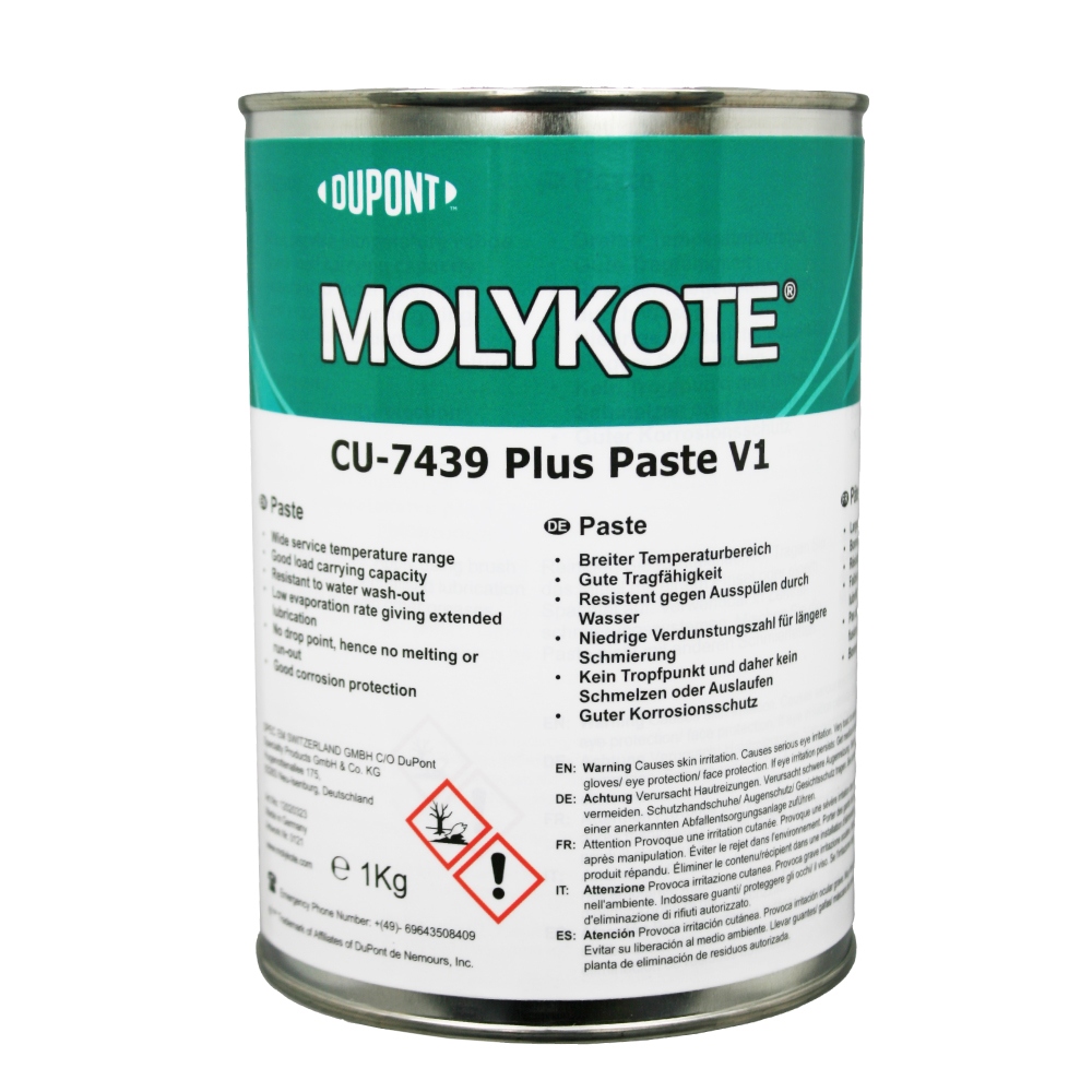 Mỡ đồng Molykote CU-7439 plus V1 với độ bám dính tuyệt vời 1kg