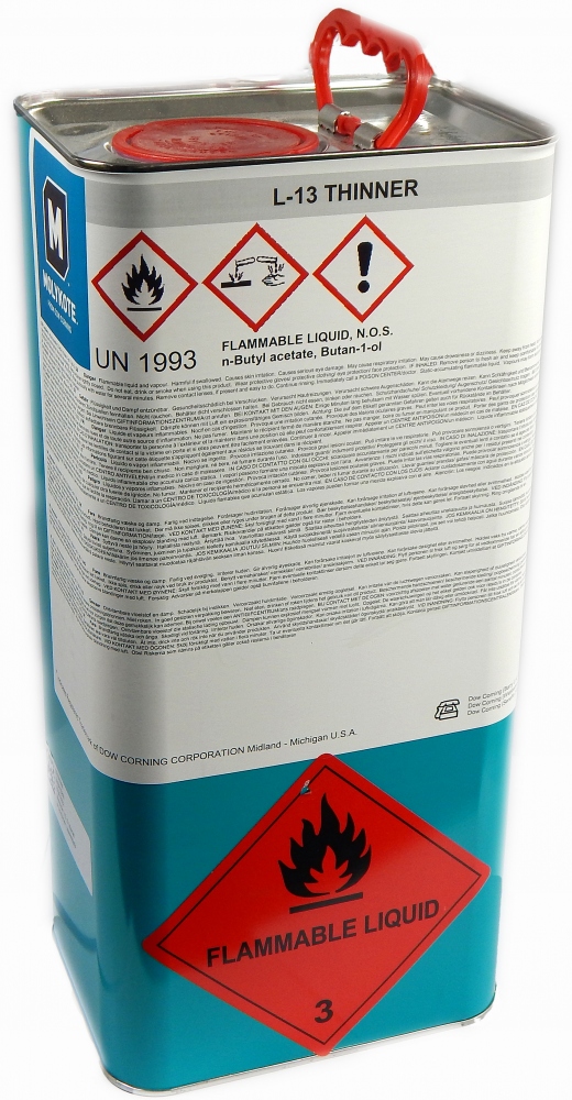 Molykote L-13 AFC Dung môi pha loãng gốc dầu cho lớp phủ chống ma sát 5L