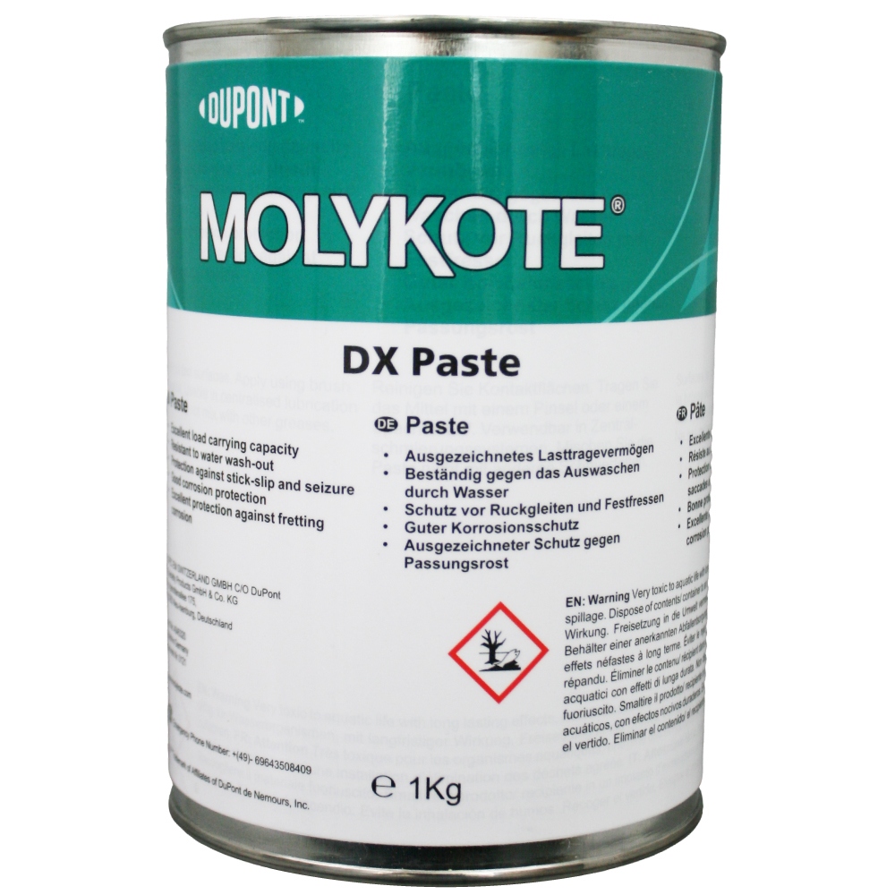 Mỡ bôi trơn Molykote DX Paste dùng cho lắp ráp và bôi trơn lâu dài 1kg