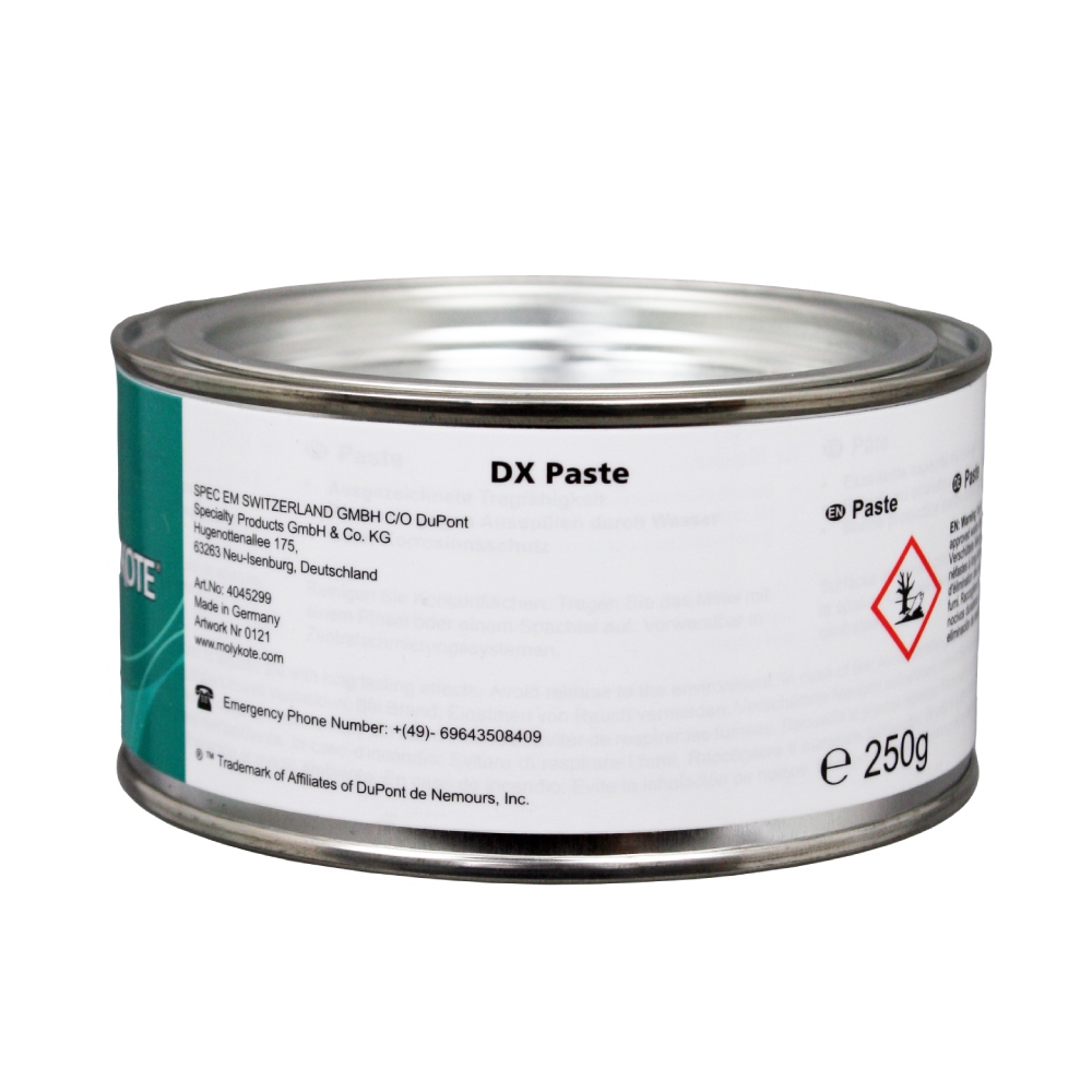 Mỡ bôi trơn Molykote DX Paste dùng cho lắp ráp và bôi trơn lâu dài 250g