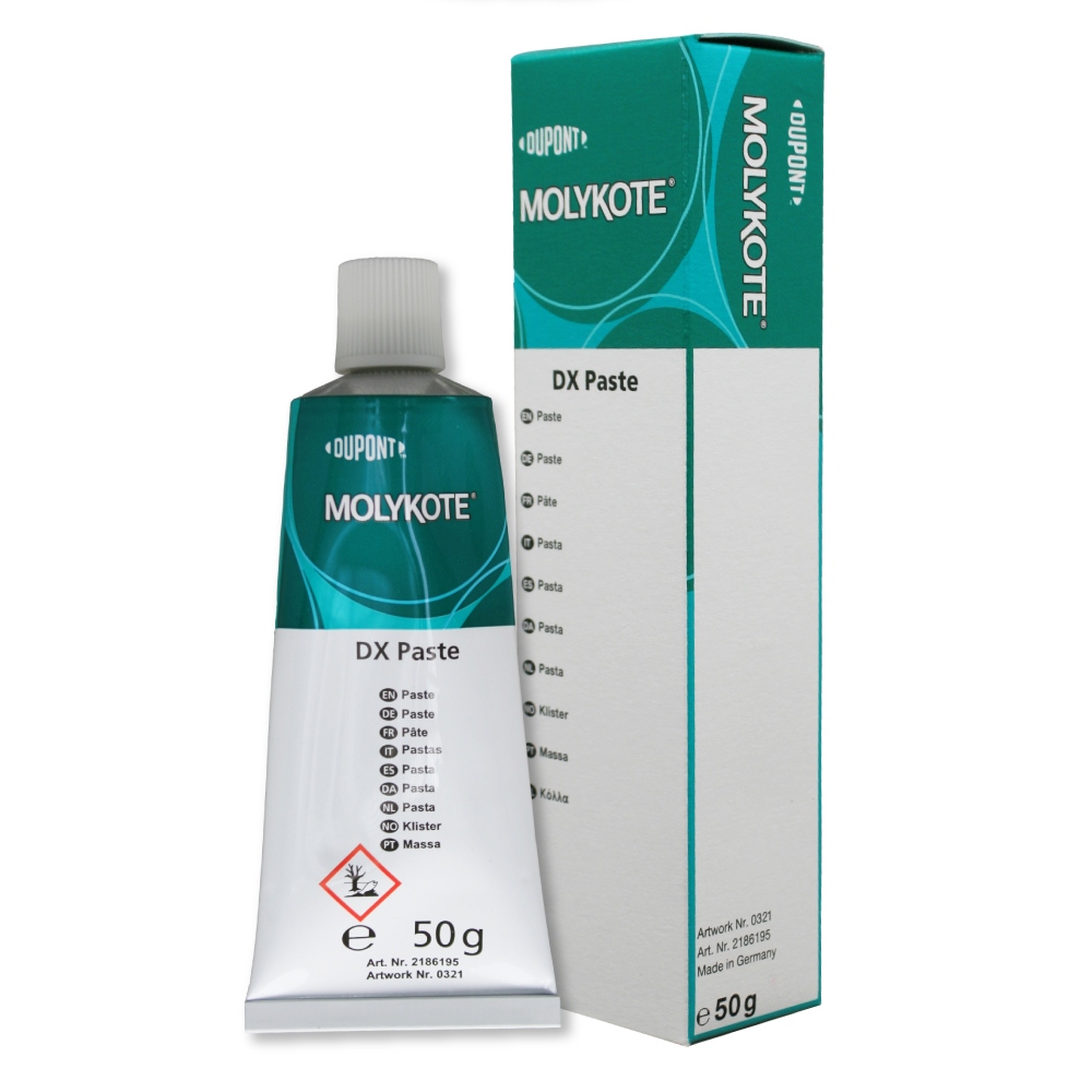 Mỡ bôi trơn Molykote DX Paste dùng cho lắp ráp và bôi trơn lâu dài 50g