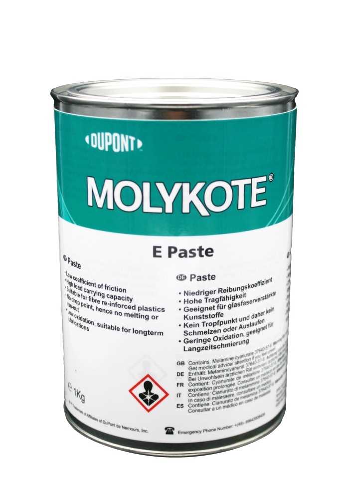Mỡ Molykote E Paste, dầu hydrocarbon tổng hợp, lon 1 kg