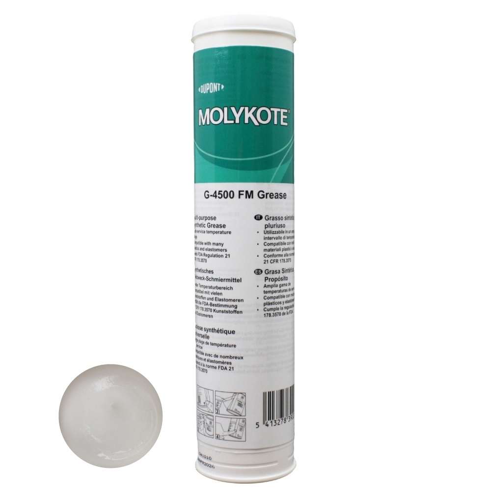 Mỡ bôi trơn đa năng thực phẩm Molykote G-4500 FM màu trắng NLGI-2 400g