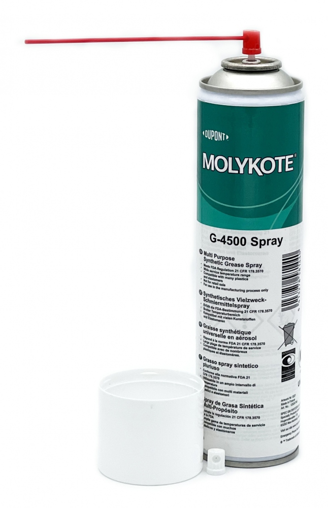 Mỡ bôi trơn tổng hợp đa năng Molykote G-4500 dạng bình xịt 400ml