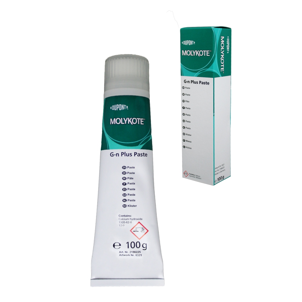 Mỡ bôi trơn lắp ráp Molykote G-N Plus chứa chất rắn MoS2 màu đen tuýp 100g