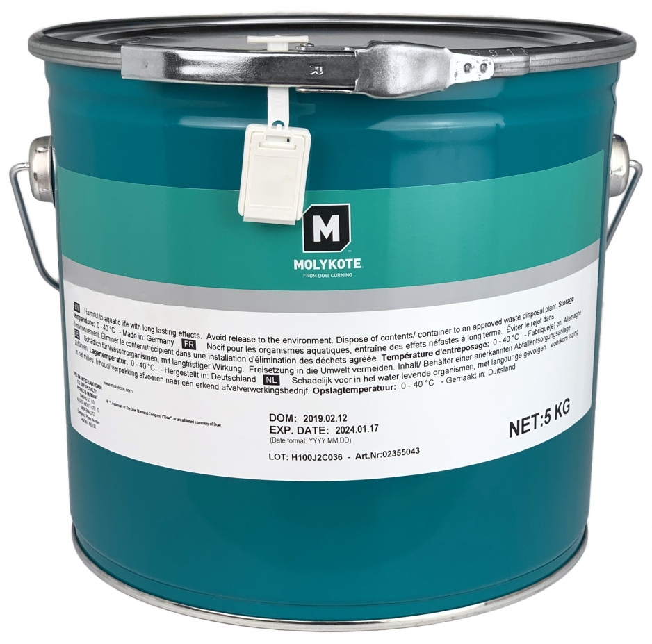 Mỡ silicone chịu nhiệt độ thấp Molykote 33 thùng 5kg độ lún nhẹ/trung bình