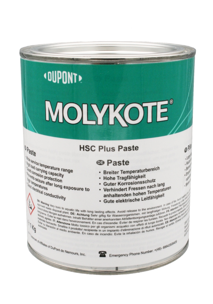 Mỡ bôi trơn rắn Molykote HSC PLUS, không chứa chì và niken, hộp 1kg