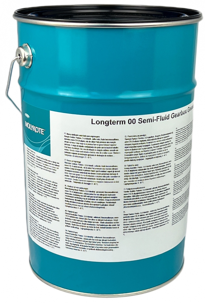 Mỡ bán lỏng dùng cho hộp số Molykote Longterm 00 chứa MoS2 can 5kg