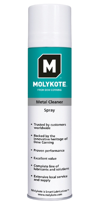 Chai xịt tẩy rửa kim loại Molykote Metallclean với dung môi hữu cơ 400ml