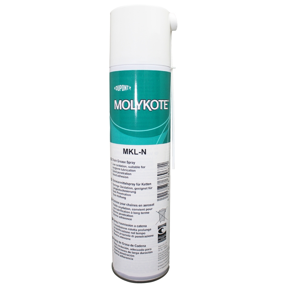 Mỡ xịt bôi trơn xích Molykote MKL-N màu đen 400ml