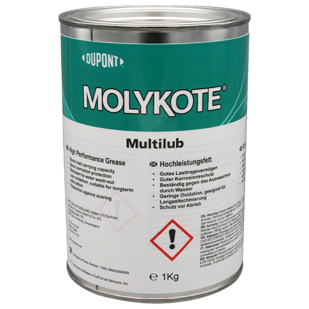 Mỡ bôi trơn hiệu suất cao Molykote Multilub dành cho kim loại với kim loại NLGI-2 1kg