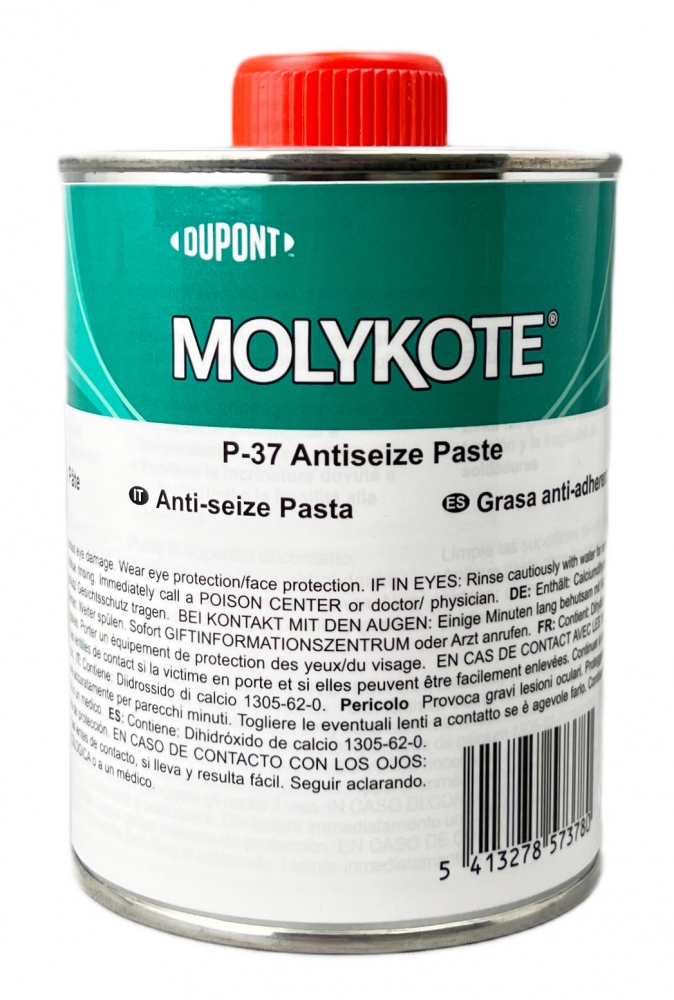Mỡ chống kẹt Molykote P-37 dạng hộp 500g có sẵn chổi quét