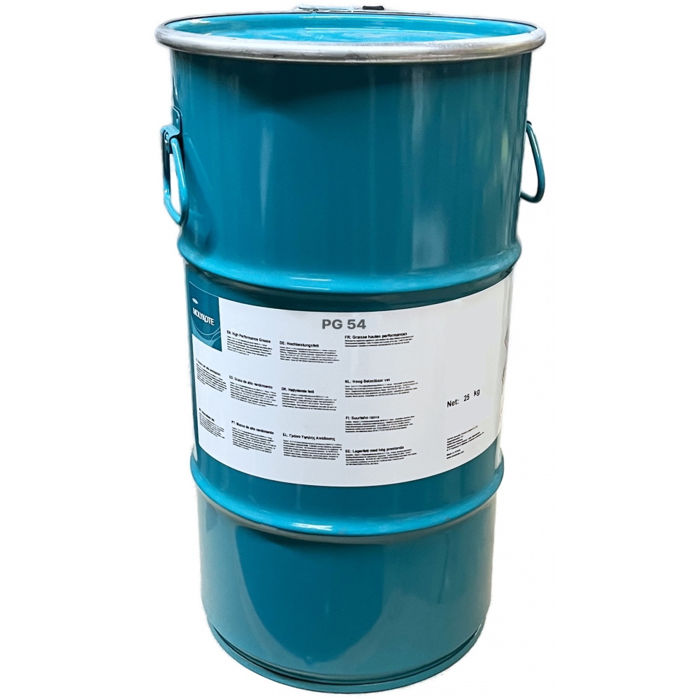 Mỡ silicon Molykote PG 54 Plastislip NLGI 2-3 màu trắng thùng 25kg
