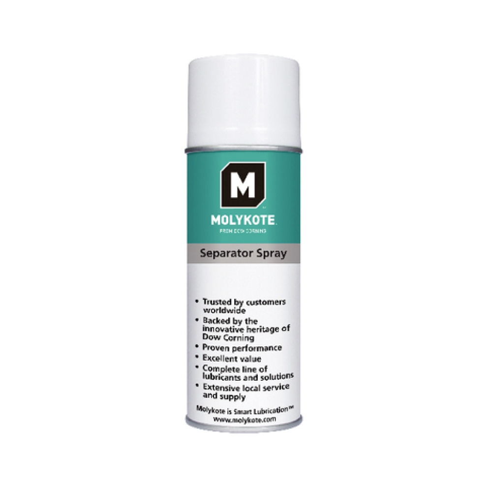 Chai xịt tách khuôn và bôi trơn silicone Molykote Separator Spray 400ml