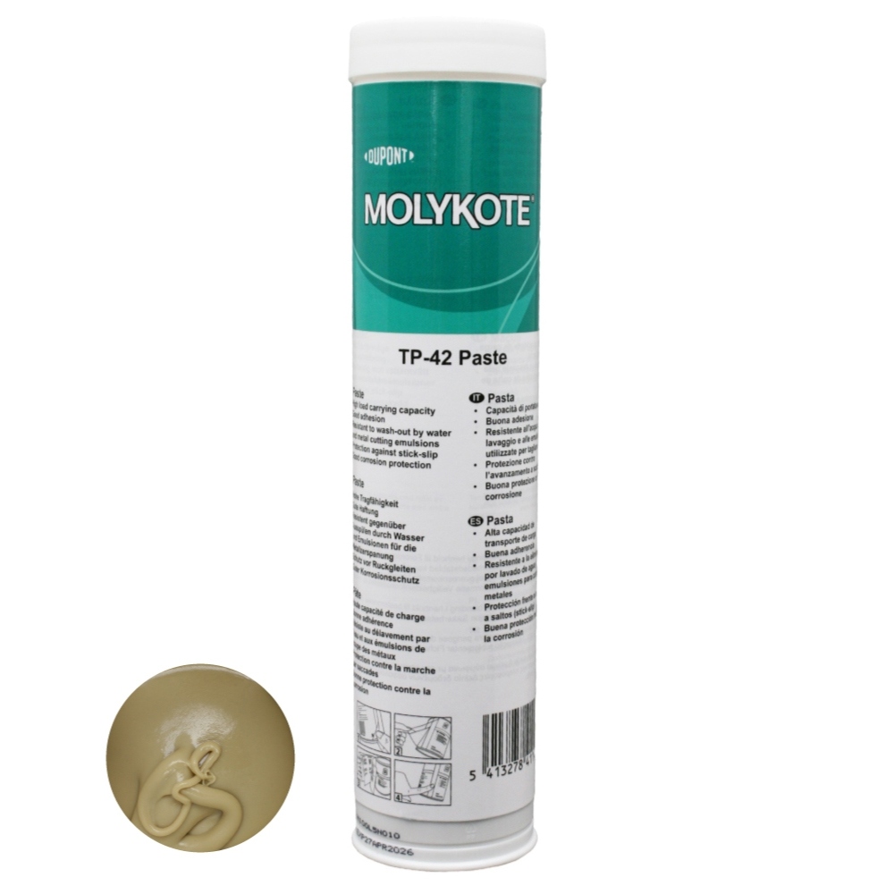 Mỡ dán chịu nhiệt bám dính Molykote TP-42 dùng cho chấu kẹp kim loại/kim loại 500g