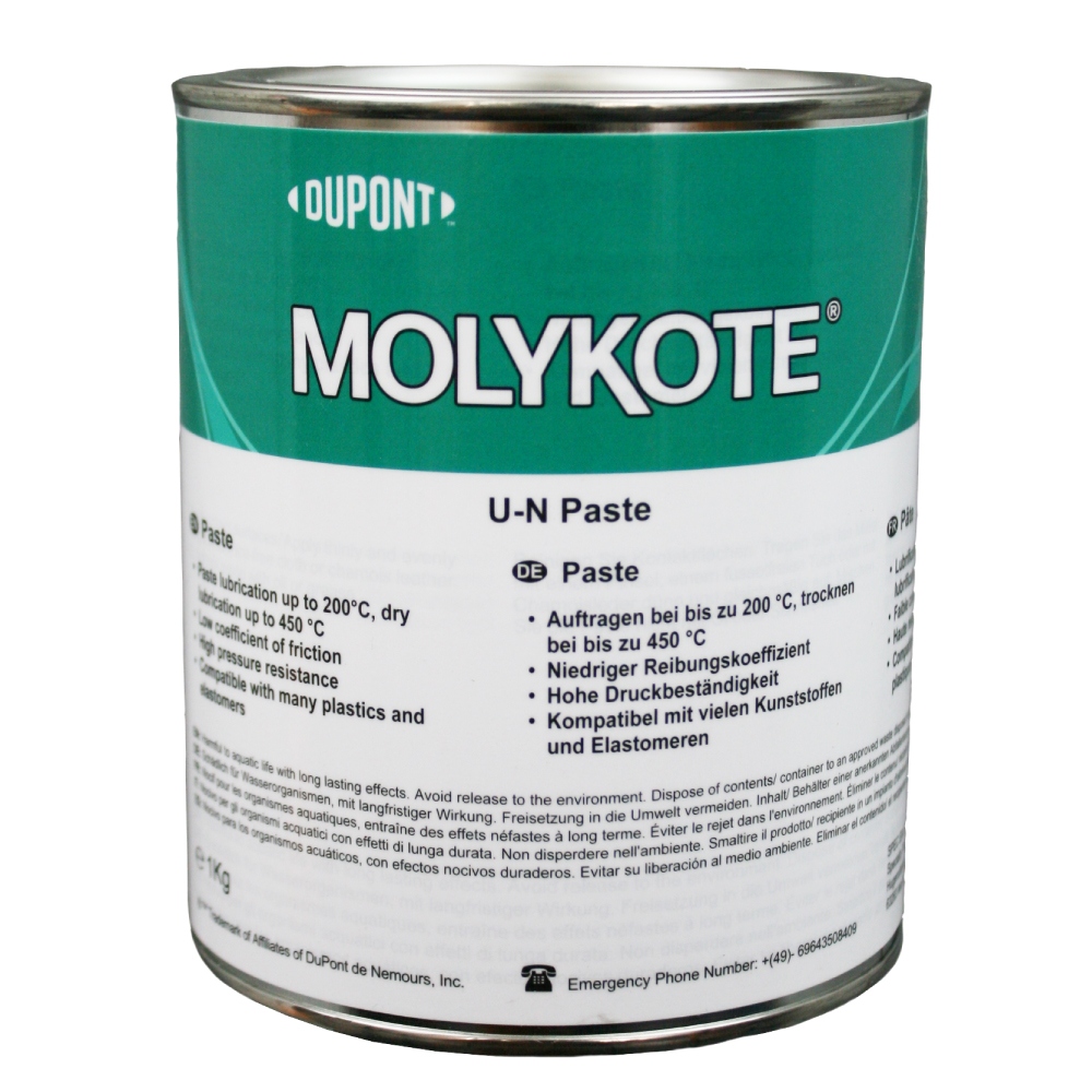 Mỡ bôi trơn rắn Molykote U-N với dầu dẫn tổng hợp lon 1kg