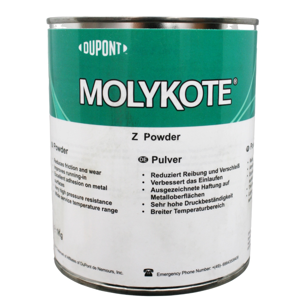 Chất bôi trơn Molykote Z Powder MoS2 dạng bột lon 1 kg