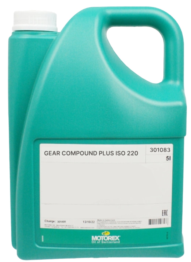Motorex GEAR COMPOUND PLUS ISO 220 Dầu bánh răng chịu áp lực cao Can 5L