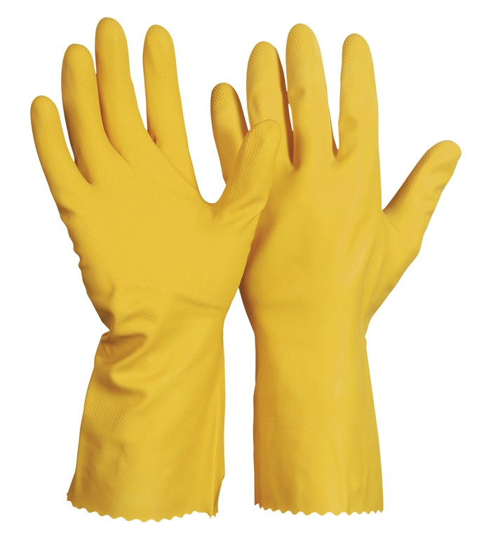 Găng tay bảo hộ cao su tự nhiên dùng trong gia đình Solidstar 1358 Cat 3 EN420