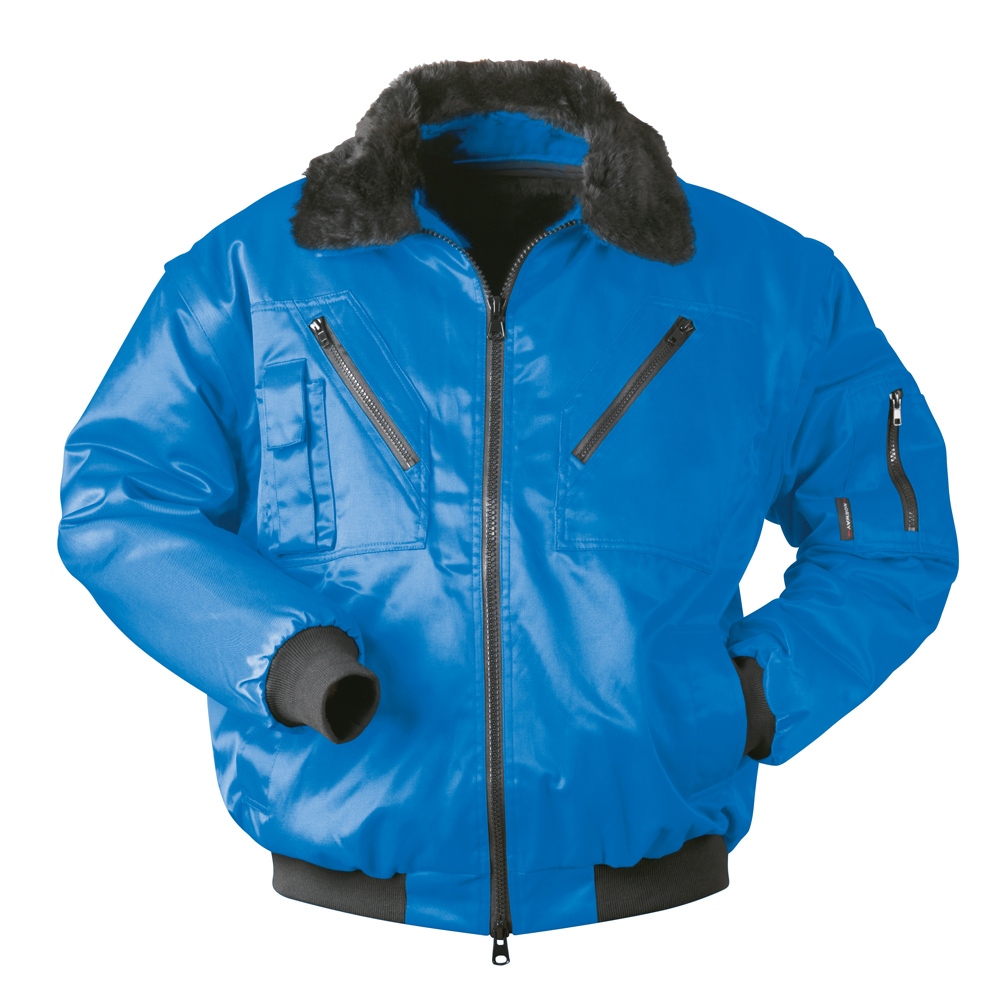 Áo khoác bảo hộ đa năng 4 trong 1 Convertible Pro Work Bomber Jacket màu xanh biển S-4XL, Norway 23610
